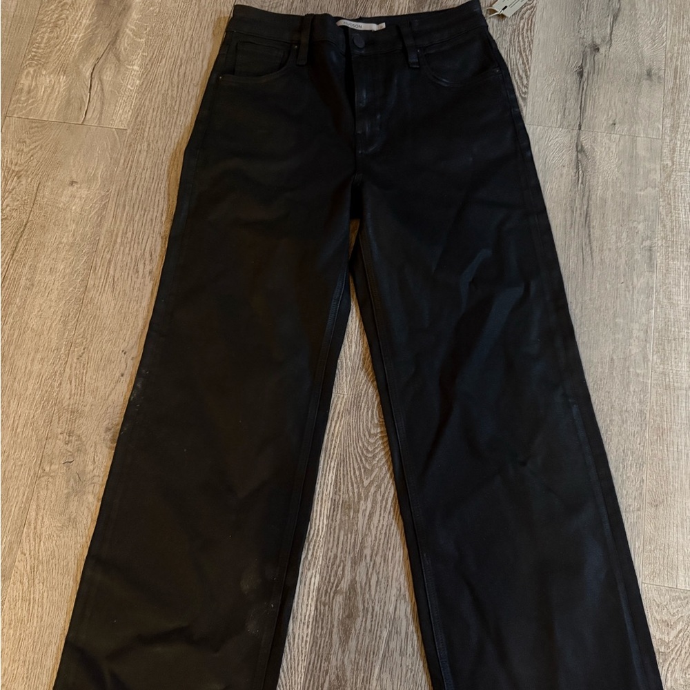 Hudson Jeans Black Wide Leg Pants